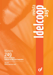 tapa revista idelcoop 249 color naranja