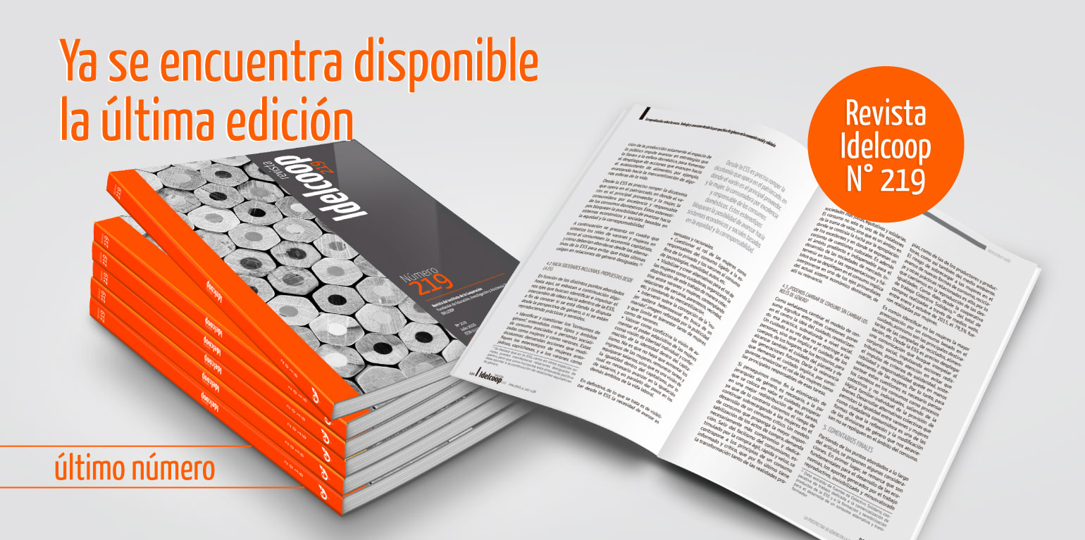 La edición 219 de Revista Idelcoop ya está disponible